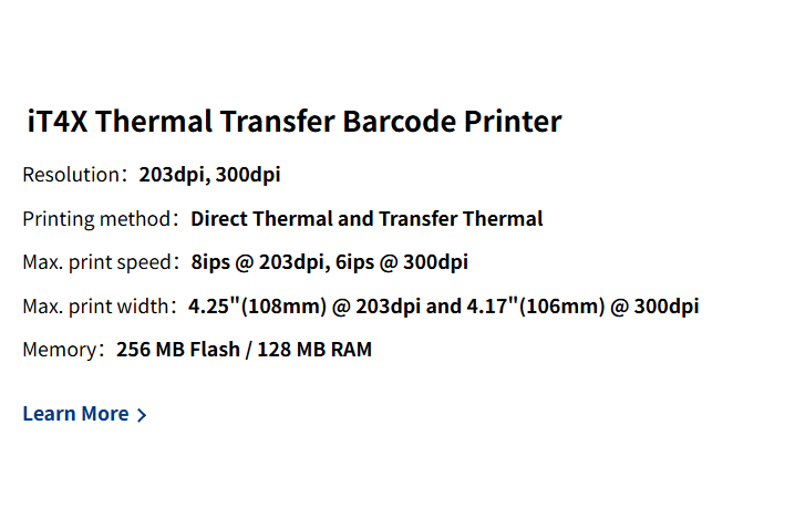 iDPRT iT4X &ndash; Best Thermal Transfer Printer for Warehousing