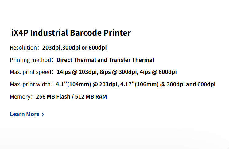 iDPRT iX4P &ndash; Rugged Industrial Thermal Printer for High-Volume Needs