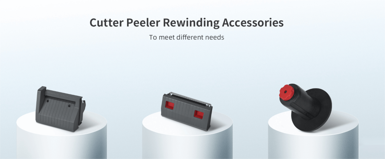 Barcode printer cutter accessory